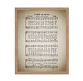 Poster Master Vintage Music Sheet Poster - Retro Hymnal Print - Gift for Musician, Friend - It Is Well With My Soul, Hymn, Verse