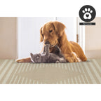 Fh Home Flat Woven Outdoor Rug - Waterproof, Easy To Clean, Stain Resistant - Premium Polypropylene Yarn - Modern Geometric Kili