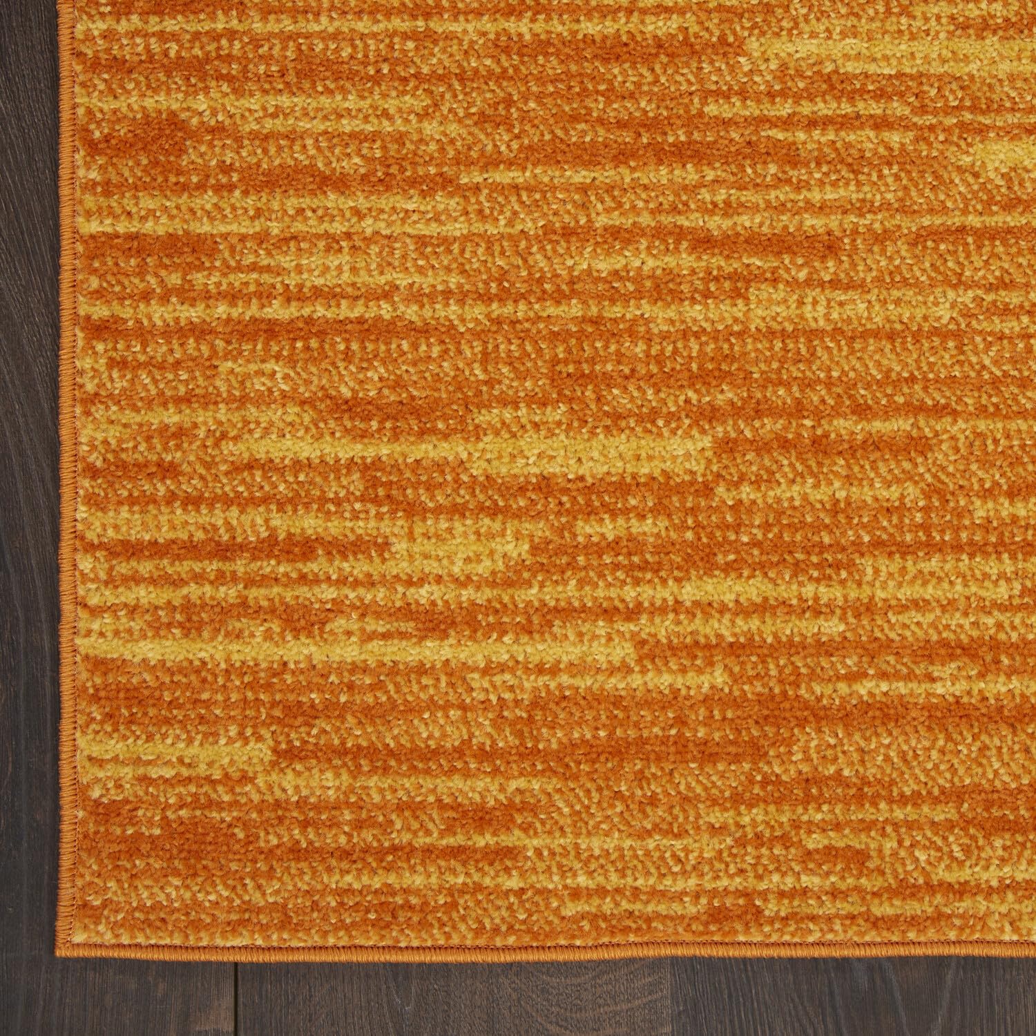 Nourison Essentials Indoor/Outdoor Sunburst 4' X 6' Area -Rug, Easy -Cleaning, Non Shedding, Bed Room, Living Room, Dining Room, Backyard, Deck, Patio (4X6)
