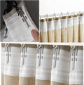 Ikiriska Add Curtain Tape With Hooks To Our Custom Curtains. Perfect For Ceiling Track System Or Rods With Curtain Rings (100'