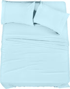Utopia Bedding Queen Bed Sheets Set - 4 Piece Bedding - Brushed Microfiber - Shrinkage And Fade Resistant - Easy Care (Queen, Ic