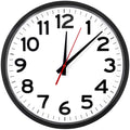 The Ultimate Wall Clock - 14 Atomic, Black, Easy to Read, Perfect for Home, Office, School, Indoor / Outdoor