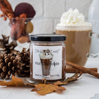 Hot Chocolate Cocoa Candle 6 Oz Glass Jar - 40 Hour Burn Time - Poured In Small Batches In The Usa