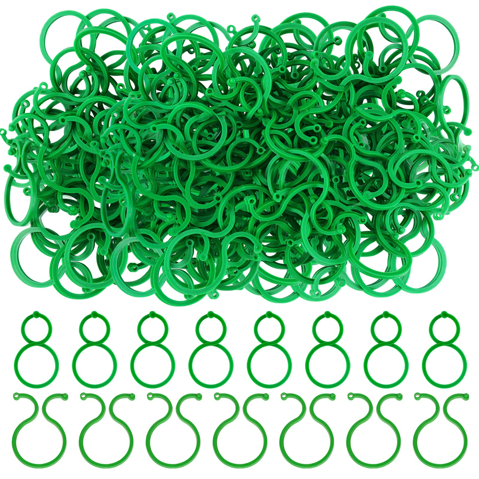 Hysagtek 120 Pcs Large Garden Plant Clips Tomato Clips Plant Locks Clips Vegetables Vine Flower Clips Tomato Ties For Securing P