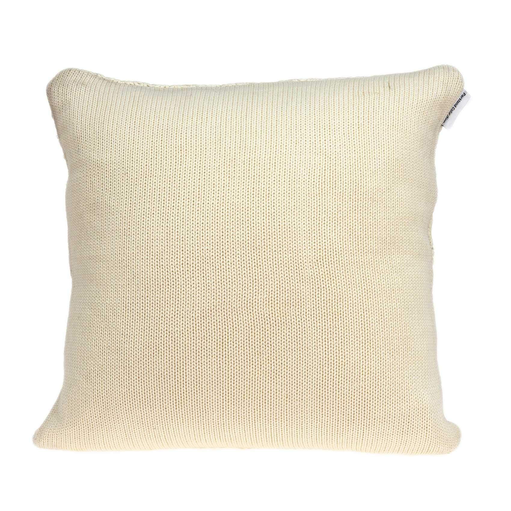 HomeRoots 100% Cotton Parkland Collection Caden Transitional Beige Pillow Cover with Down Insert