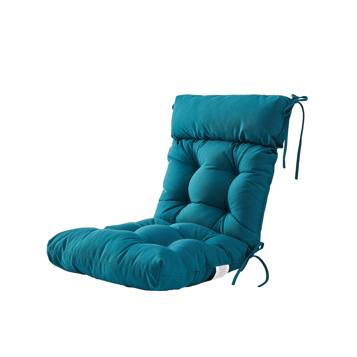 Artplan Outdoor Chair Cushion,High Back Tufted Patio Cushion With Tie For Adirondack Rocker Chair,44'X21'X4',1 Count