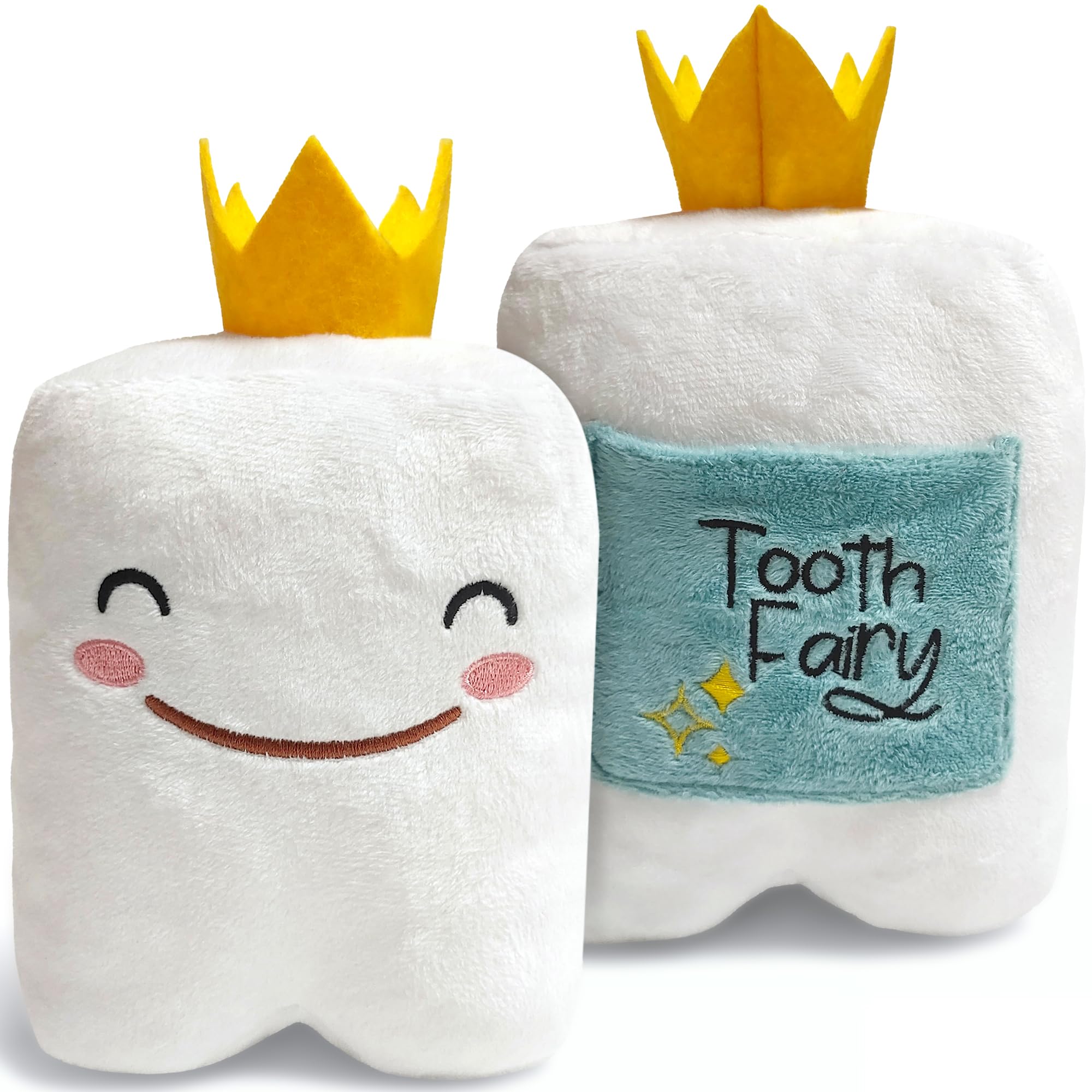 6' Tooth Fairy Pillow With Back Pocket - Soft Plush Stuffed Animal Toy For Kids, Boy Or Girl - Squishable Holder