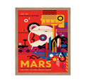 Poster Master Mars NASA Space Print - Mars Imagine a Future - Retro Wall Art - Mars Travel Poster - Great Wall Decor Gift for Ho