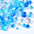 Hicarer 800 Pieces Diamond Decorations Acrylic Diamond Table Scatter Crystals for Table for Vase Fillers Party Table (Gradient B