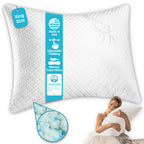 Xtreme Comforts Pillows For Sleeping - Greenguard Gold Certified Adjustable King Memory Foam Pillow For Side, Back & Stomach Sle