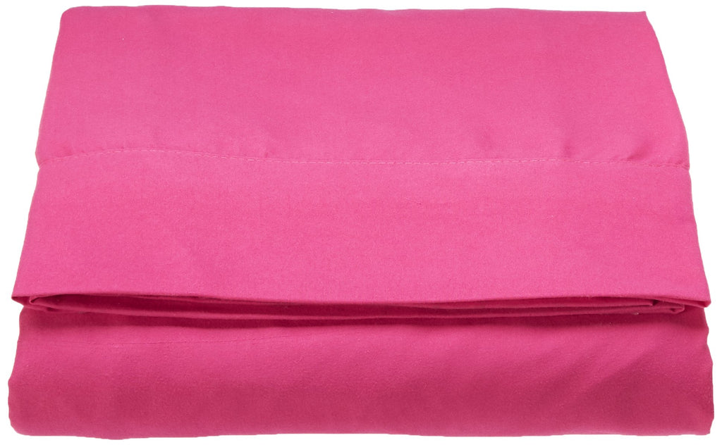Luxury Flat Sheet On Amazon Elegant Comfort Wrinkle-Free 1500 Thread Count Egyptian Quality 1-Piece Flat Sheet, King Size, Pink