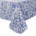 Vinyl Tablecloth With Flannel Backed Waterproof Oil-Proof Pvc Table Cloth Wipeable Spill-Proof Plastic Table Cover For Indoor An