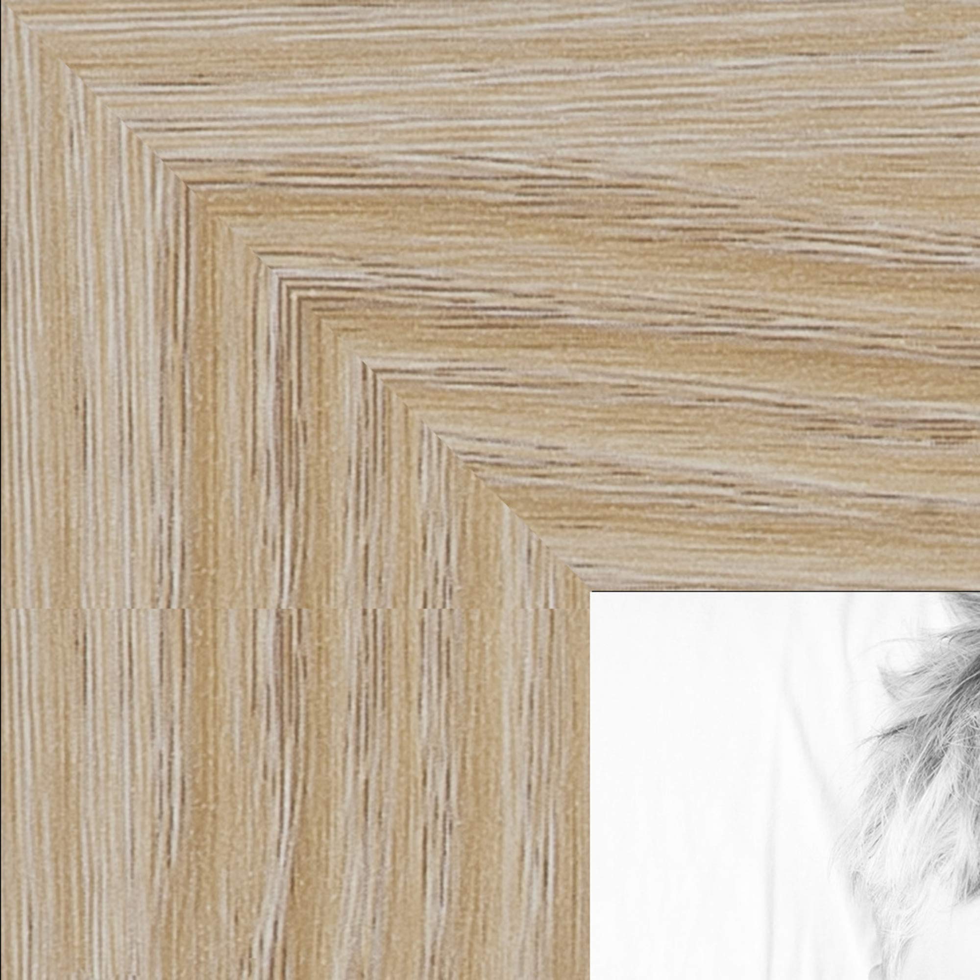 ArtToFrames 6x18 inch Natural Oak - Barnwood Picture Frame, 2WOM76808-972-6x18