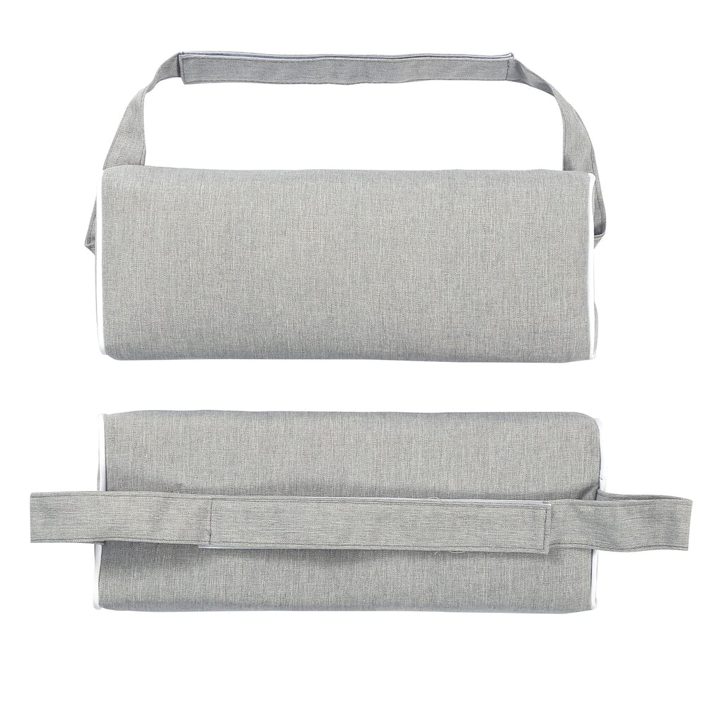 Enipate Outdoor Chaise Lounge Head Pillow, Pack Of 2 Water Resistant Headrest Pillows With Elastic Band For Pool Patio Chairs