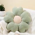Sioloc Flower Shaped Throw Pillow, Fun Daisy Pillow, 15.7' Green Flower Pillow Cute Decorative Seat Cushion Aesthetic Flower Pl