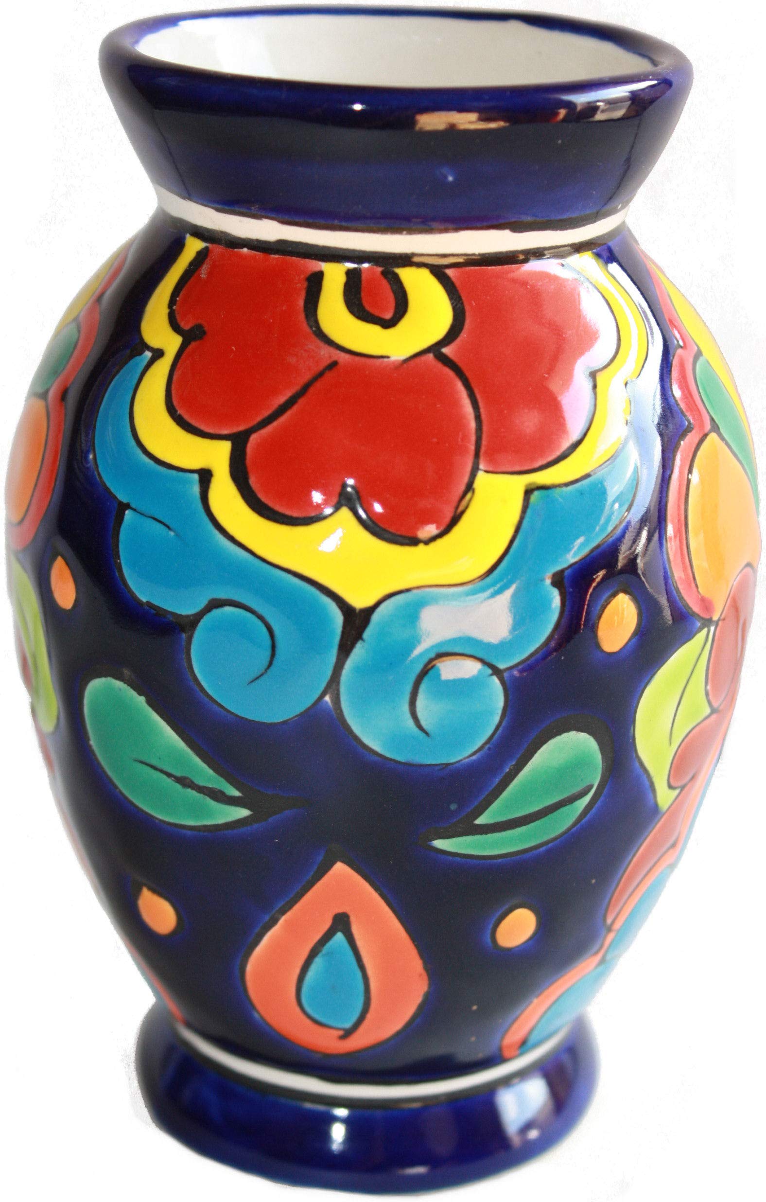 Vallarta Rainbow Talavera Vase