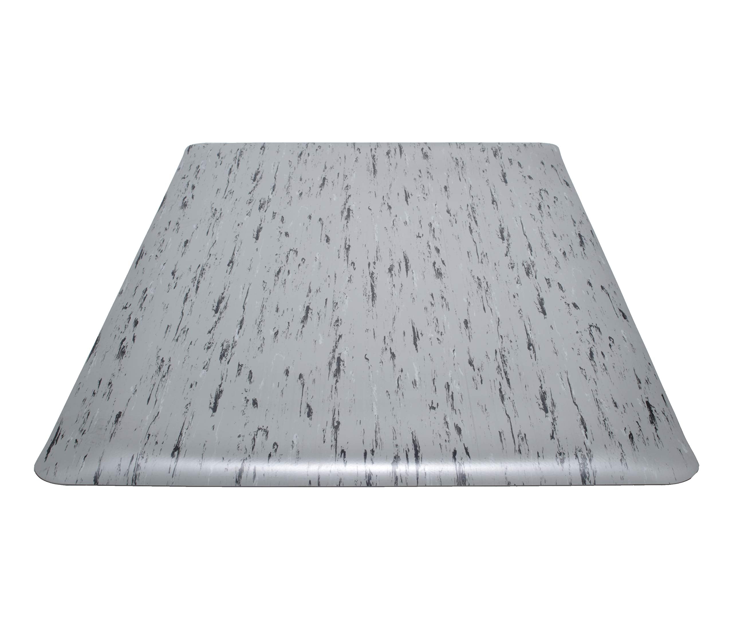 Guardian Pro Top Indoor Anti-Fatique Floor Mat, Rubber, 2'x3', Grey