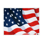 Tirrinia Fluttering Us Flag Blanket Patriotic Sherpa Throw American Flag Blanket, Super Cozy Fleece Plush Bed Throw Tv Blankets