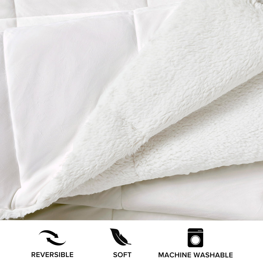 Ugg 10266 Blissful King Comforter Set Breathable Reversible Oversized Comforter And Pillow Shams Machine Washable Soft Cozy Bedd