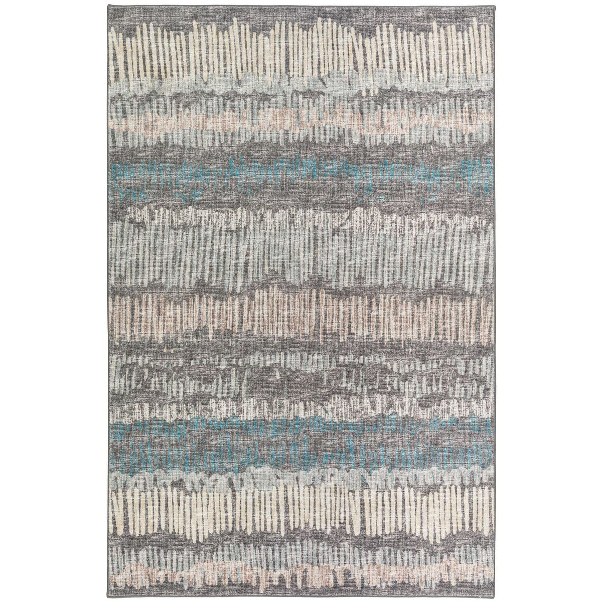 Winslow Wl4 Grey Transitional Rug Rectangle 2' X 3'