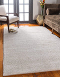 Unique Loom Solo Collection Area Rug - Calabasas (5 3 x 7 7 Rectangle, Ivory)