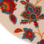 Nourison Aloha Indoor-Outdoor Modern Multicolor 7’10” X Round Area Rug, Easy Cleaning, Non Shedding, Bed Room, Living Room, Dining Room, Backyard, Deck, Patio (8 Round)