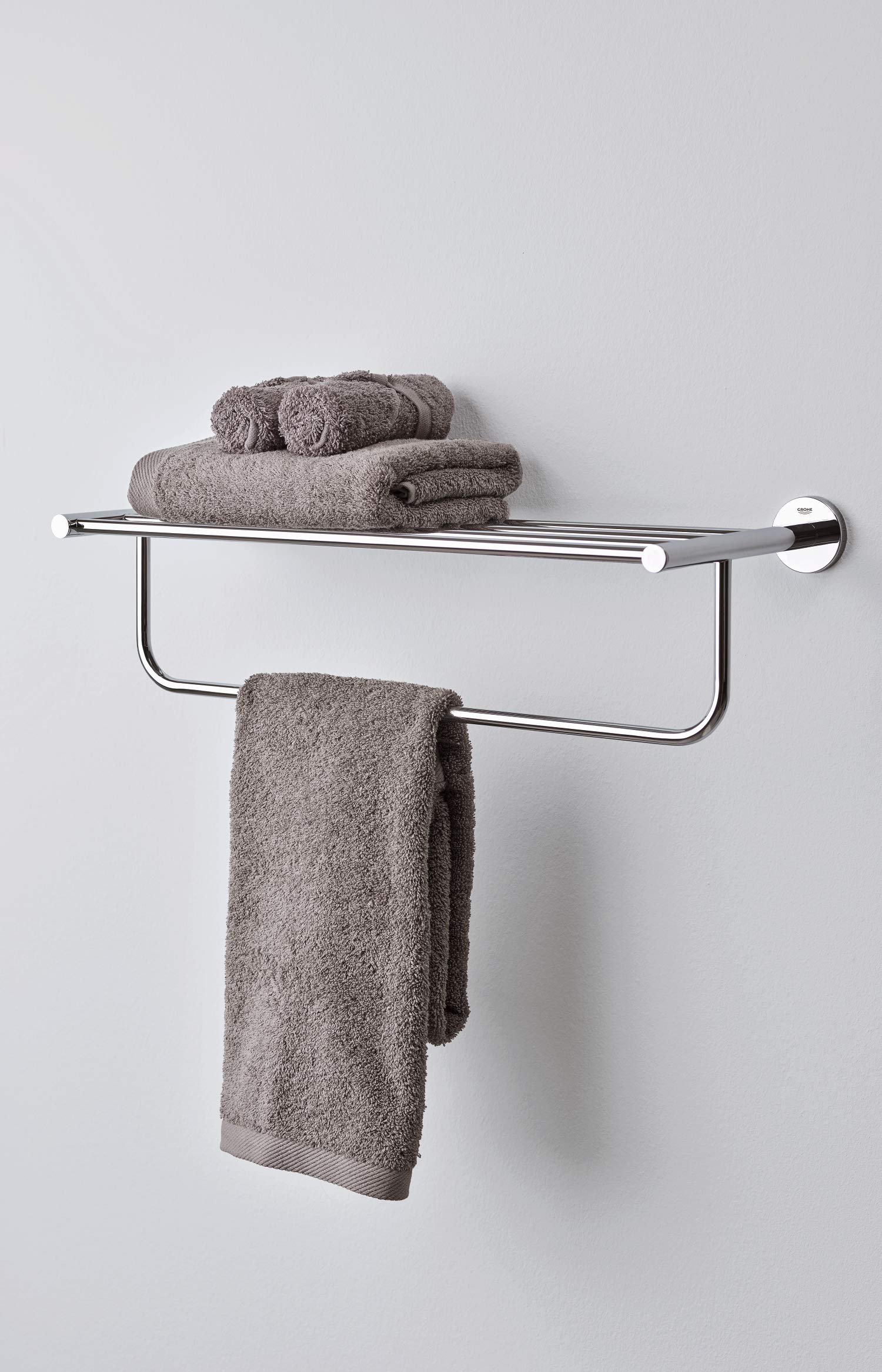 Grohe 40462001 Baucosmopolitan Multi-Towel Rack 510Mm, Polished Chrome