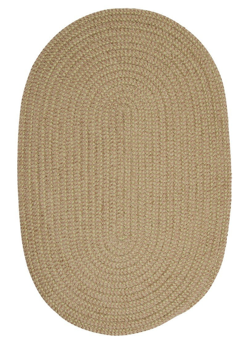 Softex Check Round Rug, 10-Feet, Celery Check