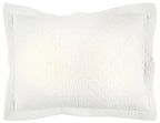 Rizzy Home | BQ4517 | Cotton Quilt | 106"x92" White/Neutral/ Solid