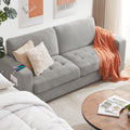 Ihanherry Modern Sofas 2-Seater Couches for Living Room, Chenille Sofas with Extra Large Seat Width & Depth, USB/Type-C Charging
