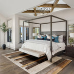 Dalyn Rug Carmona Co2 Flax 5'1' X 7'5' Rectangle Soft Area Rug, Easy Clean, Non Shedding, Bedroom, Entry, Living Room, Dining