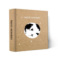 Holoary Photo Album 4x6 200 Photos 2 Pictures Per Page, 200 Pockets 4x6 Inches with Writing Space, Kraft Paper Cover Travel Desi