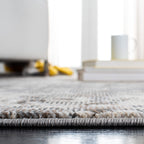 Safavieh Madison Collection Runner Rug - 2'2'' X 10', Grey & Beige, Boho Abstract Design, Non-Shedding & Easy Care, Ideal For Hi