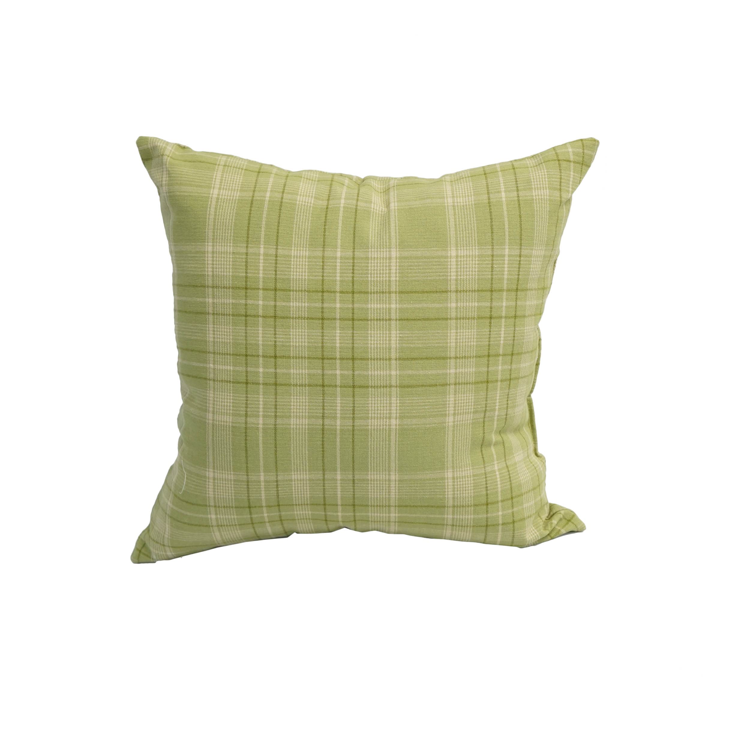 Blazing Needles Jacquard Throw Pillow, 17", Shamrock Plad