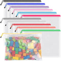 Umriox Mesh Zipper Pouch, 14.9X11.0 In (12 Colors, 12 Packs), Extra Large Zipper Bags, Waterproof Zipper Pouches For Office Supp
