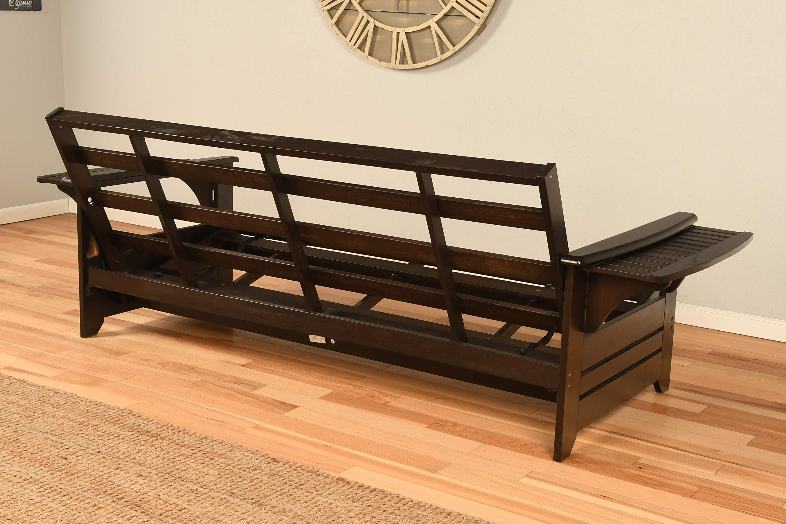 Kodiak Furniture Phoenix Queen Traditional Solid Wood Futon Frame - Thumbnail 3