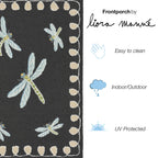 Liora Manne Frontporch Dragonfly Indoor/Outdoor Rug, 2'6 X 4