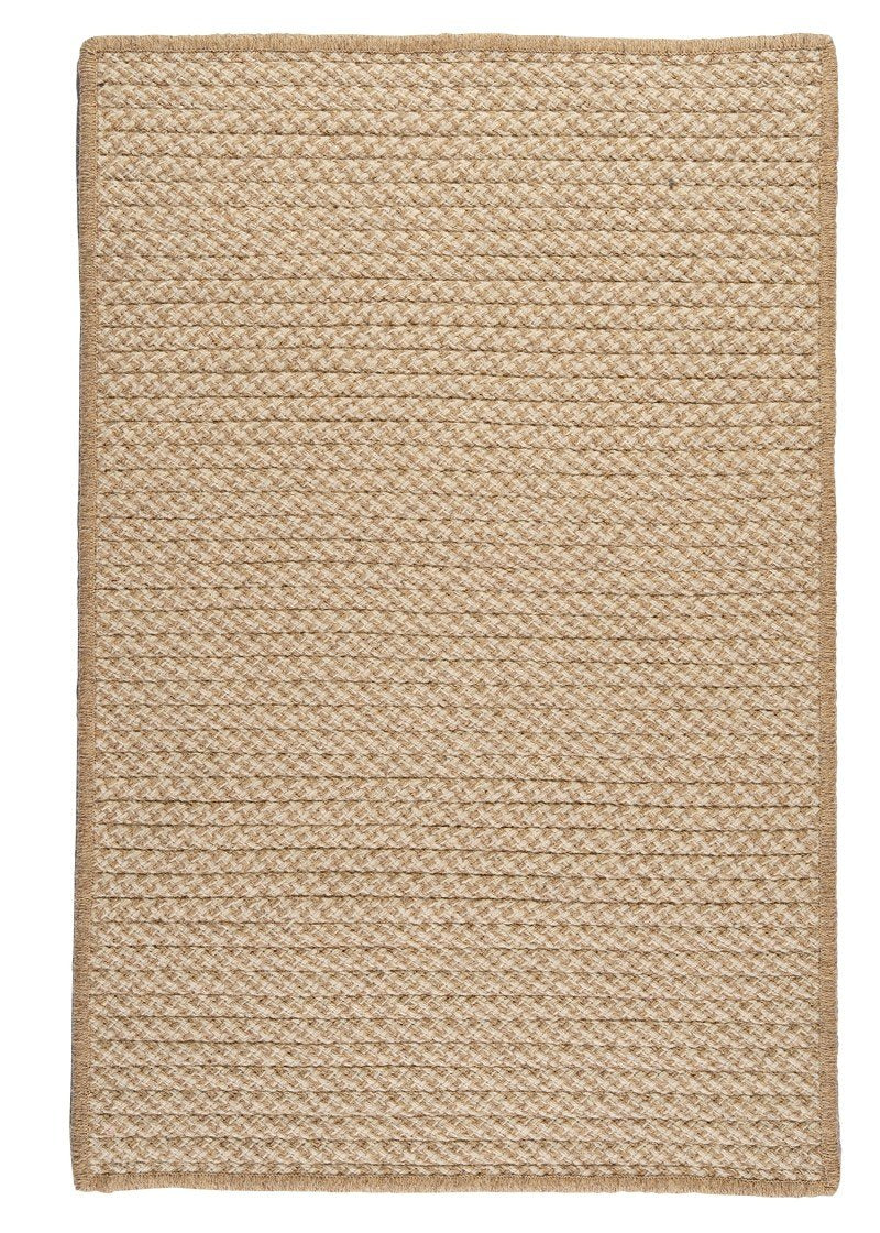 Colonial Mills Natural Wool Houndstooth Hd33 Neutral Rug 8X11