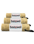 Bait Towel 3 Pack Sand Fishing Towels with Clip, Plush Microfiber nap Fabric, 16x16, The Original Bait Towel Value 3 Pack (Beach