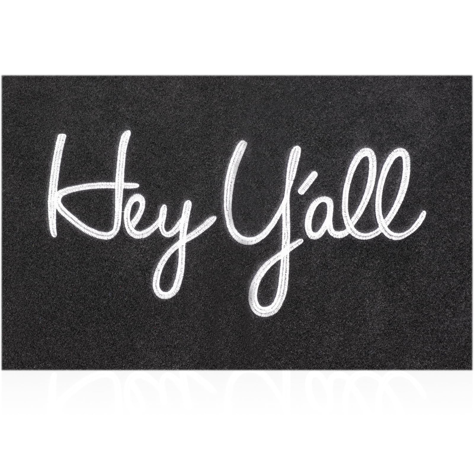 Outdoor Welcome Mat Entryway Hey Y'All Mats For Front Door Mats, With Rubber Backing Doormat Indoor Mat Polystyrene Non Slip Nat