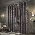 Always4U 100% Blackout Soft Velvet Curtains For Bedroom Living Room Thermal Energy Saving 95 Inches Long Luxury Gold Foil Print
