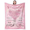 Gevuto 9 Year Old Girl Gifts Blankets, Birthday Gifts For 9 Year Old Girl, 9 Year Old Girl Birthday Gift Ideas, Gifts For 9 Year