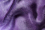 HomeRoots Cowhide, Microsuede 72' x 84' Purple, Cowhide - Rug