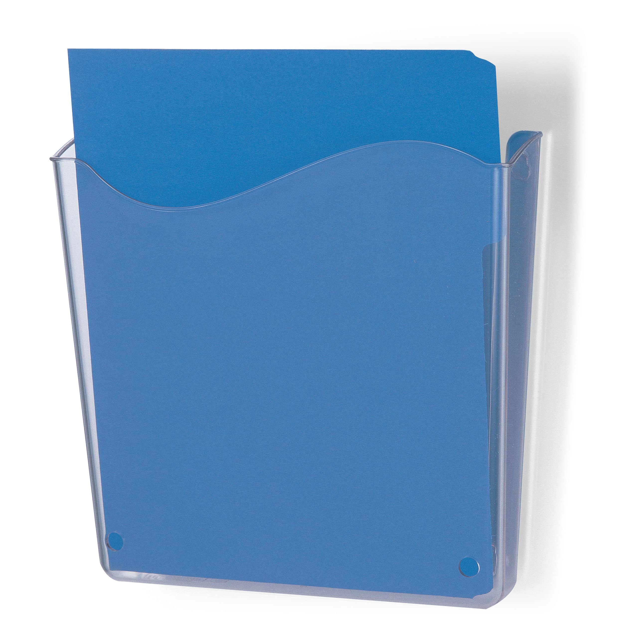 Officemate Oic Unbreakable Vertical Wall File, 10'H X 10'W X 3'D, Clear