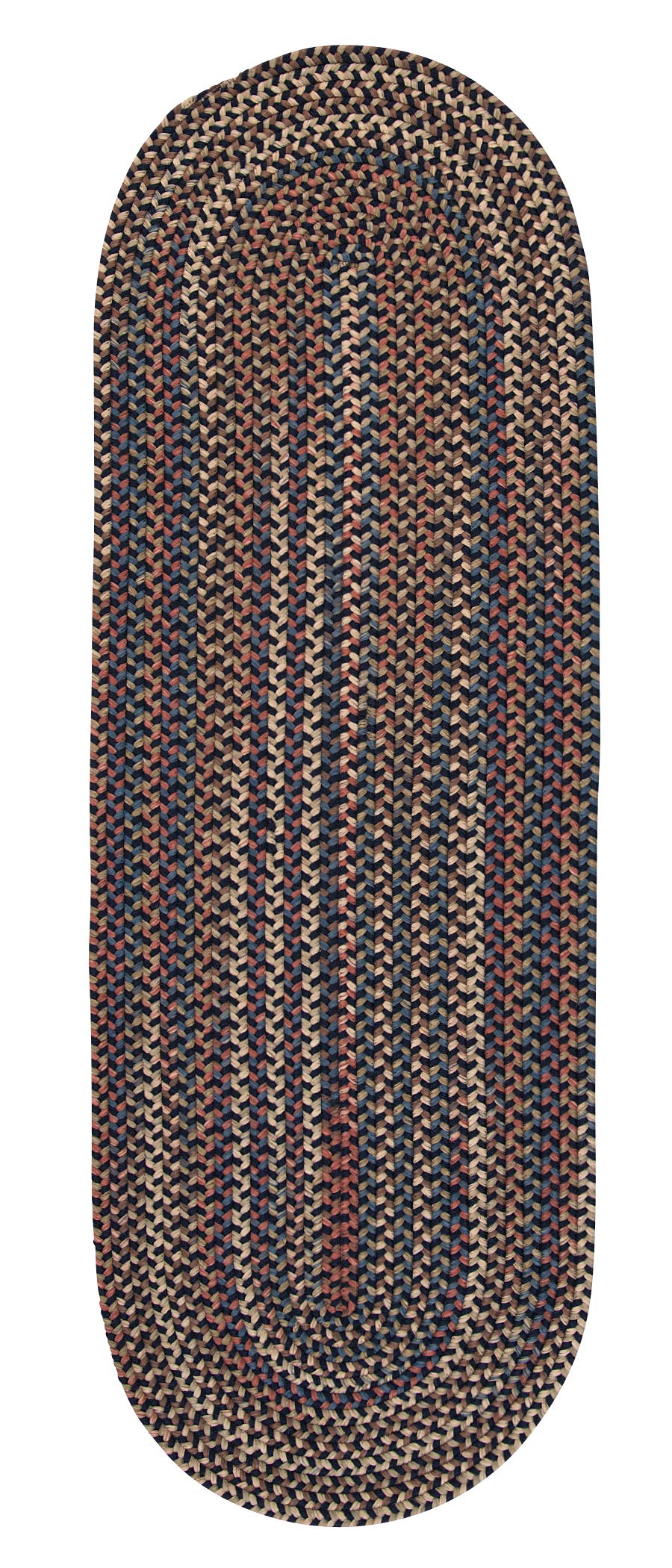 Colonial Mills Cedar Cove Runner Rug 2X5 Navy