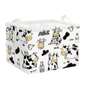 Clasty Farm Animal Kid Storage Basket Foldable Laundry Hamper, 36L Cow