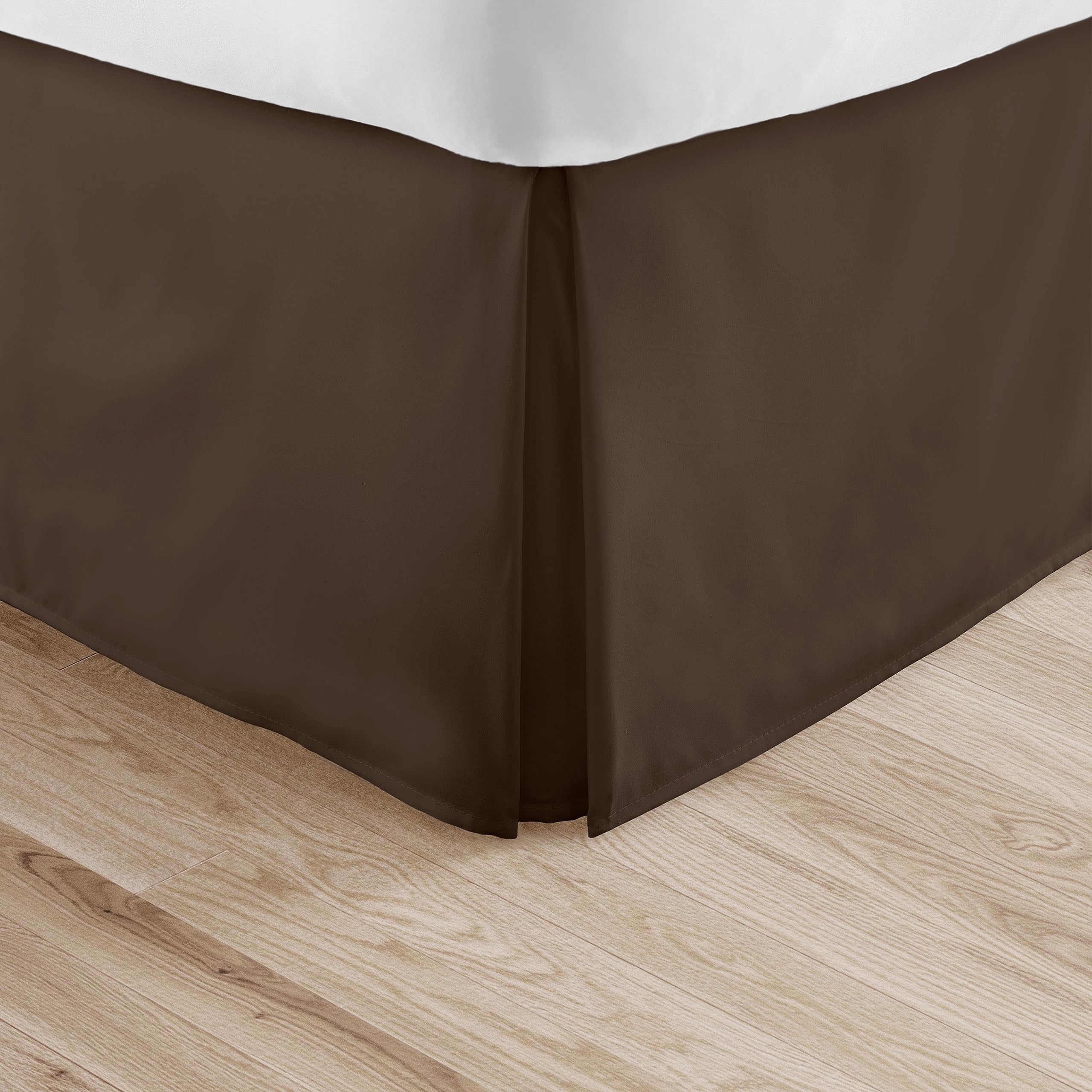 Linen Market Pleated Bed Skirt, Twin, White