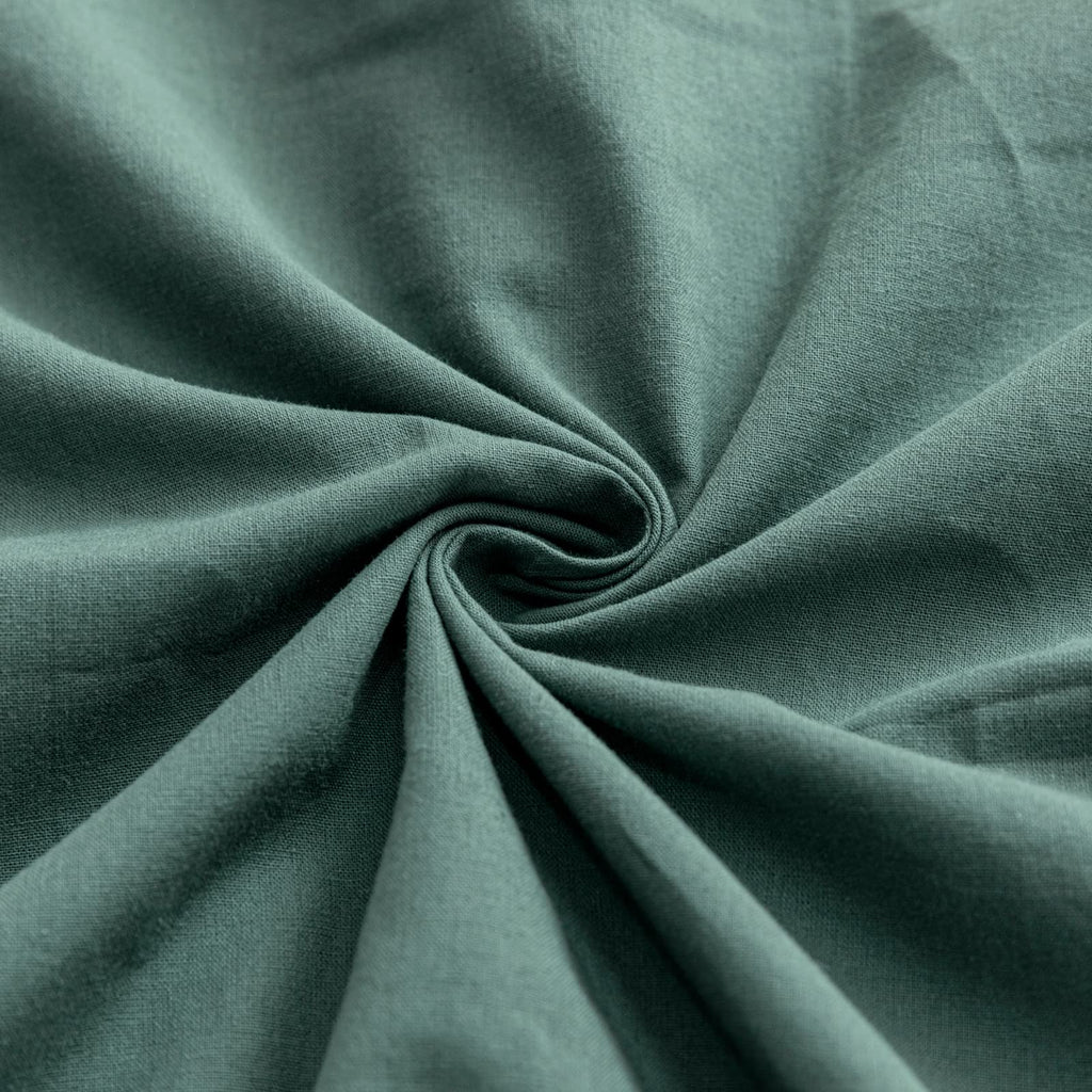 Jellymoni Pillowcases King Set Of 2 Cotton Envelope Pillow Covers Dark Green 20  36In Bed Pillow Cases 100% Washed Cotton Soft B