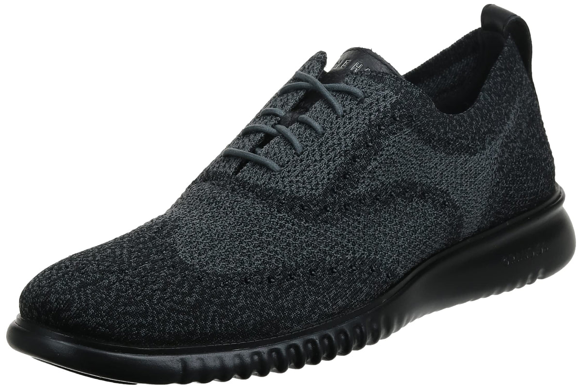 Cole Haan Mens 2Zerogrand Stitchlite Oxford Blackmagnetblack 15 D - Medium