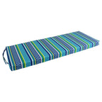 Blazing Needles Outdoor Bench Cushion, 1 Count (Pack Of 1), Pike Azure
